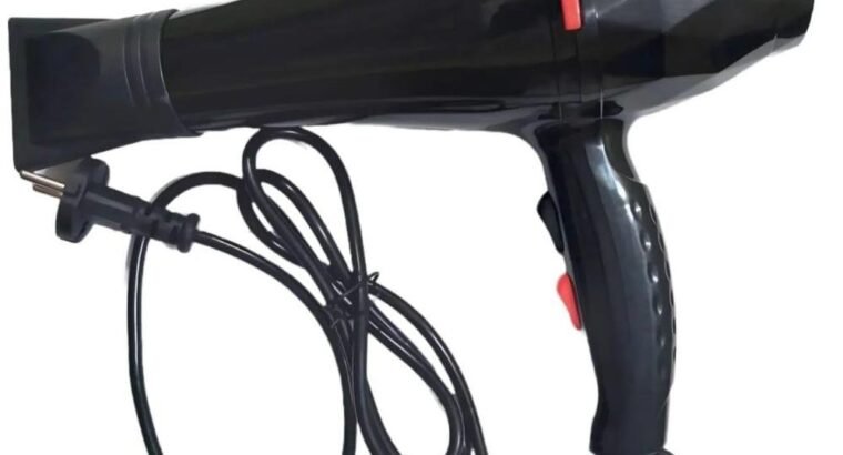 Black Hair Dryer With 3000w & 5- Tempera...