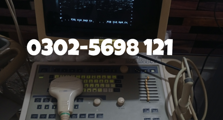Aloka ultrasound machine for sale with TVS prob