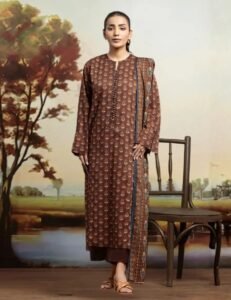 3pcs Women’s Unstitched Printed Lawn Suit