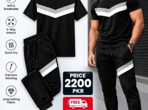 Men’s Black Micro Tracksuit