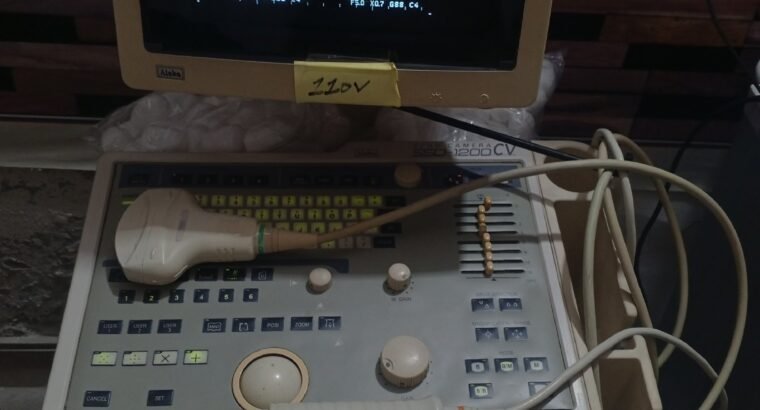 Aloka ultrasound machine for sale with TVS prob