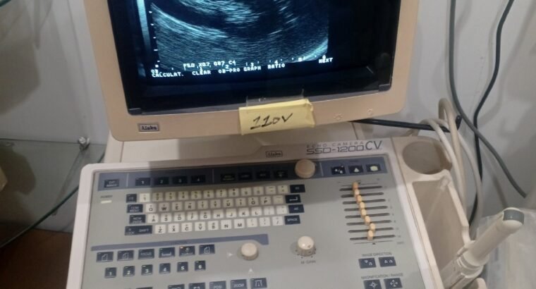 Aloka ultrasound machine for sale with TVS prob