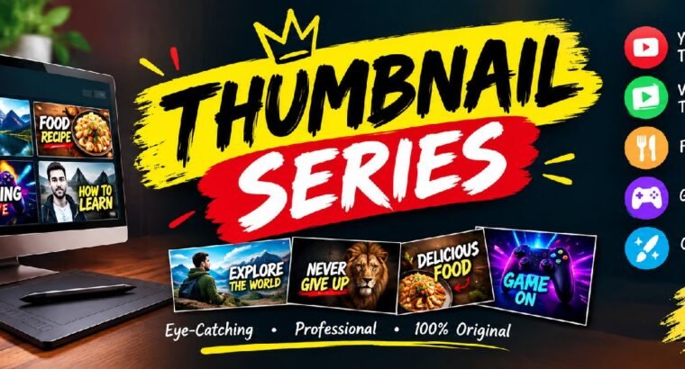 Professional Graphic Design & YouTube Thumbnail Services