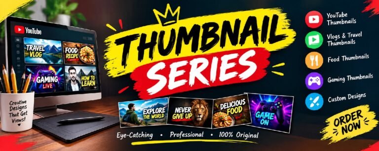 Professional Graphic Design & YouTube Thumbnail Services