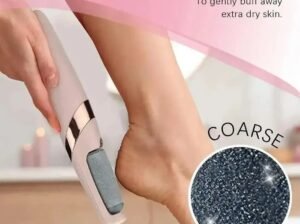 Electric Foot Exfoliator Pink USB Rechargeable ABS