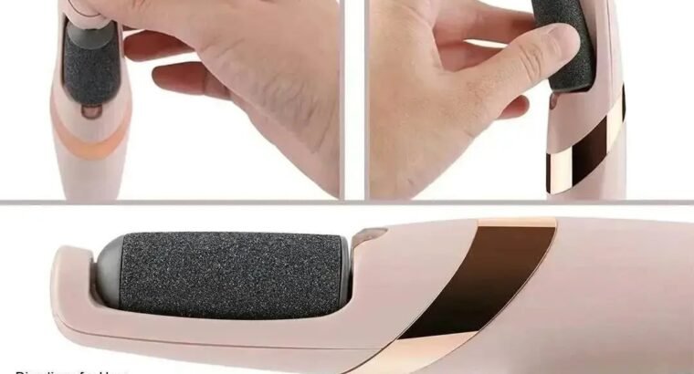 Electric Foot Exfoliator Pink USB Rechargeable ABS