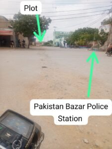 80 Yards Plot Sale near Pakistan Bazar Police Station Gulahsn e Bahar