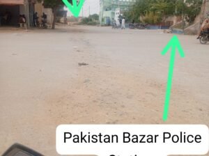 80 Yards Plot Sale near Pakistan Bazar Police Station Gulahsn e Bahar