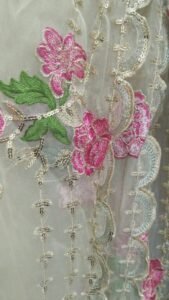 Used embroided suit for wedding functions price Rs.5000/=