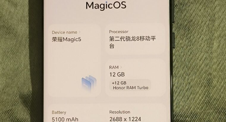 Honor Magic 5