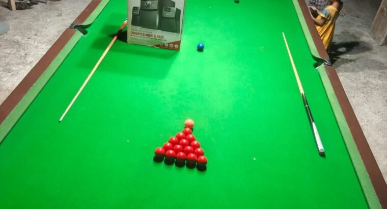 Full Standard Size Razon Snooker Table 6×12 with Balls & 2 Sticks