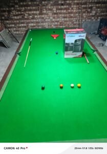 Full Standard Size Razon Snooker Table 6×12 with Balls & 2 Sticks