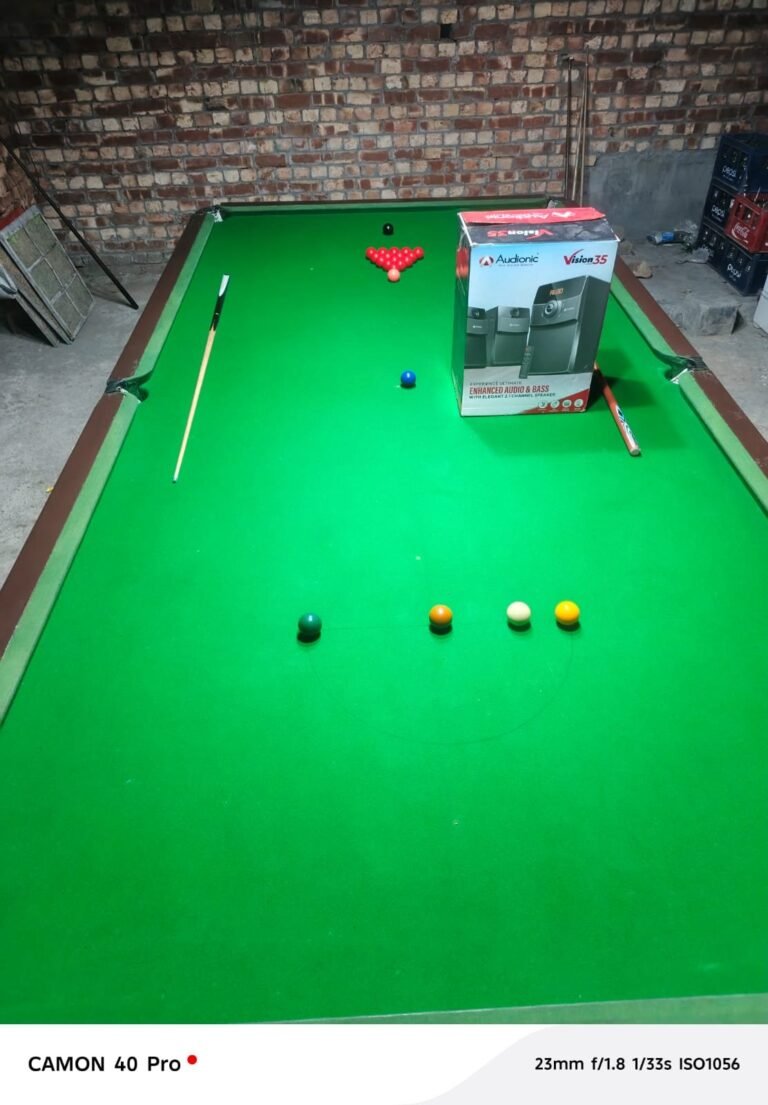 Full Standard Size Razon Snooker Table 6×12 with Balls & 2 Sticks