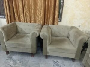 7 seater velvet sofa