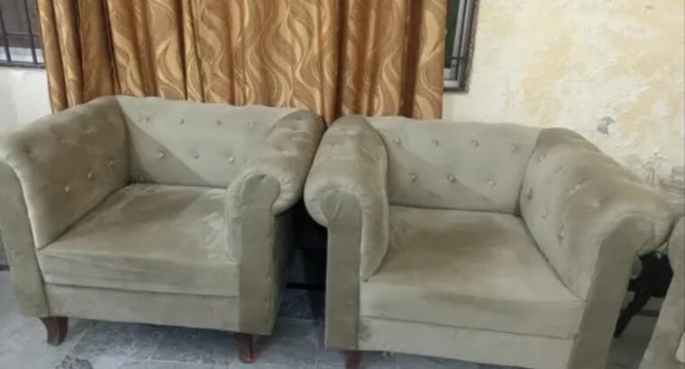7 seater velvet sofa