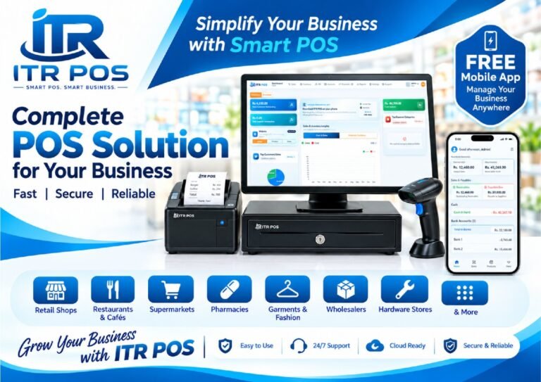 ITR POS Software – Smart Business Management Solution for All Business