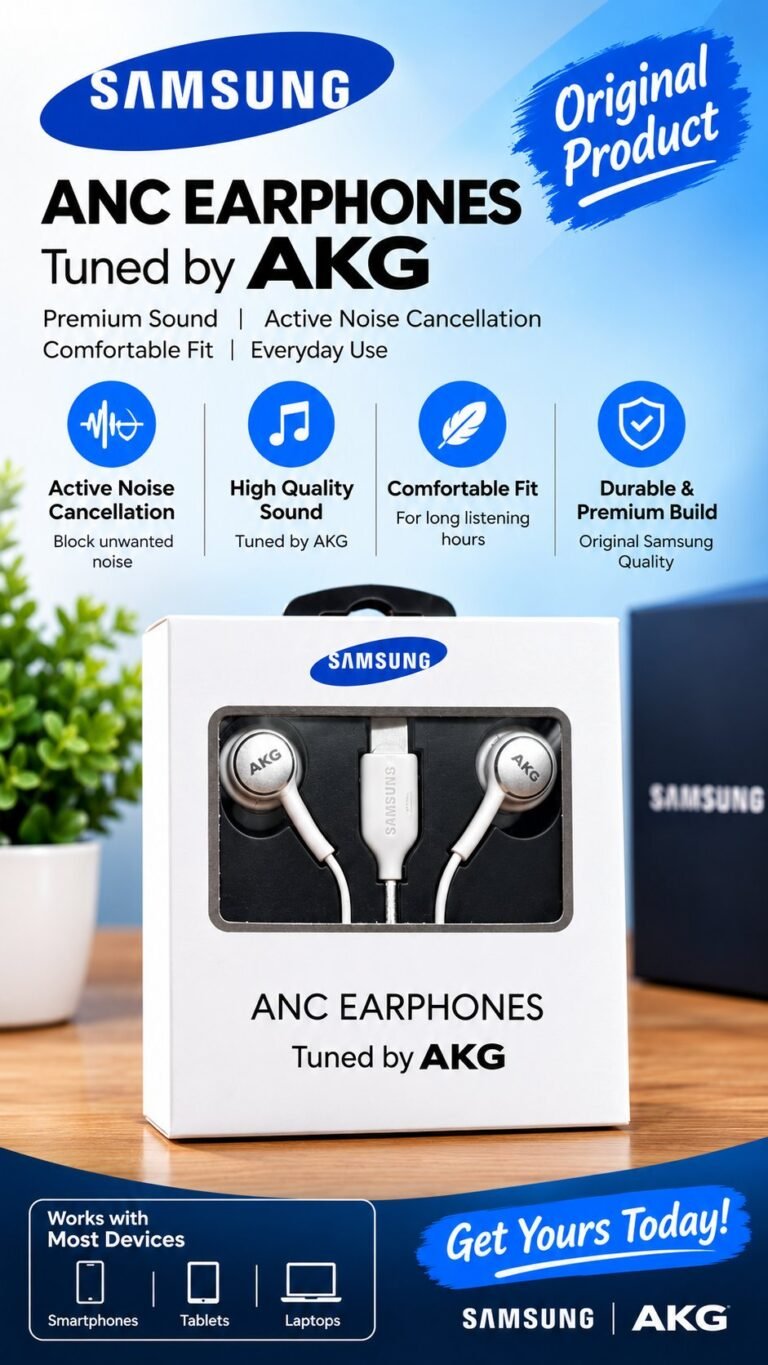 🎧 Samsung Type-C ANC Earphones – Tuned by AKG