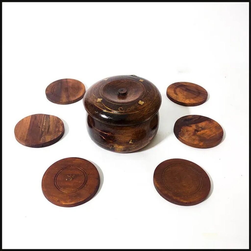 Wooden Coster. Coster Set - photo 2