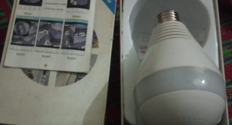 Panoramic WiFi Bulb Camera