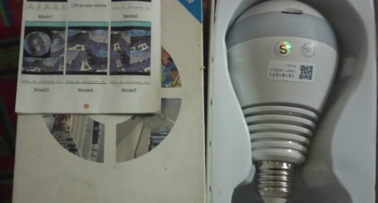 Panoramic WiFi Bulb Camera