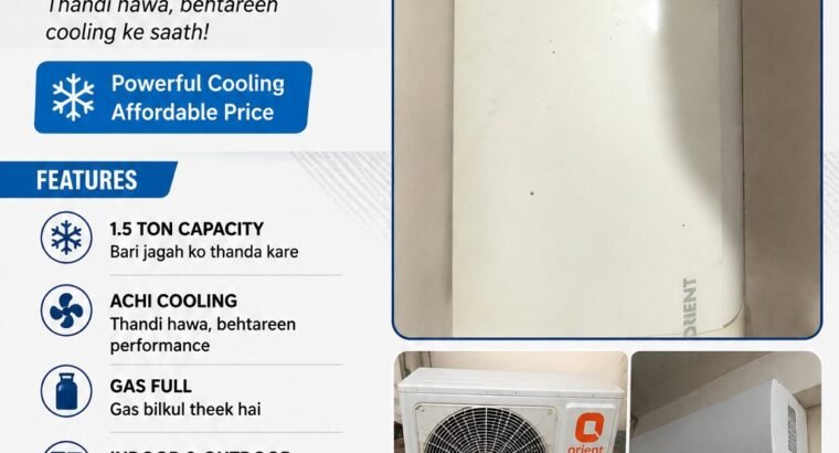 Orient 1.5 Ton Simple AC – Used