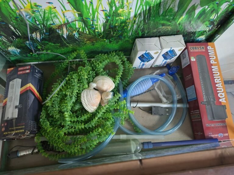 Fish Aquarium for sale with filters – 4 months used only