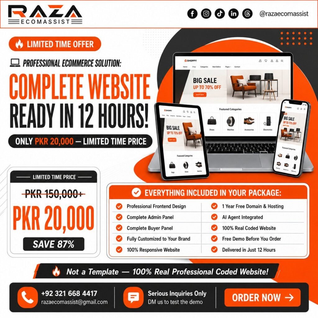 Build Your Professional Website – Just 20,000 PKR! - photo 1