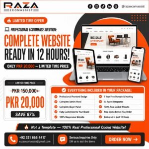 Build Your Professional Website – Just 20,000 PKR!