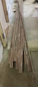 Roofing T-Iron (TR) Bars Lot – 9 Pieces Solid Structural Iron