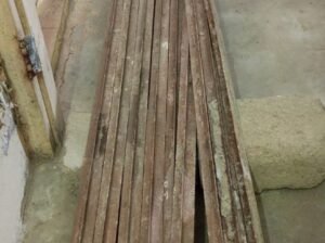 Roofing T-Iron (TR) Bars Lot – 9 Pieces Solid Structural Iron