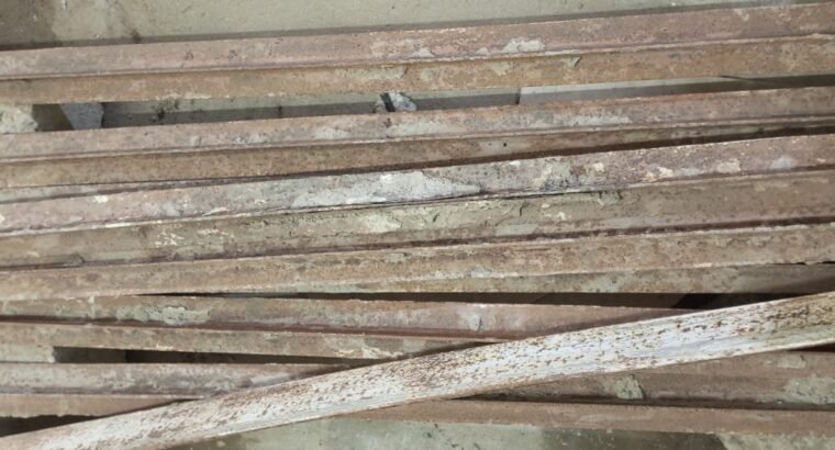Roofing T-Iron (TR) Bars Lot – 9 Pieces Solid Structural Iron