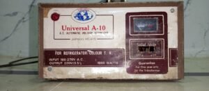 Vintage Universal A-10 1000W Stabilizer – Heavy-Duty Pure Copper