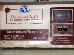 Vintage Universal A-10 1000W Stabilizer – Heavy-Duty Pure Copper