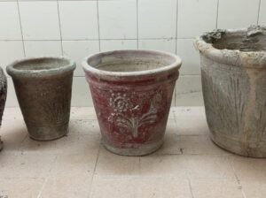 Garden Pots Set (4 Pieces) – Cement & Clay Planters for Sale