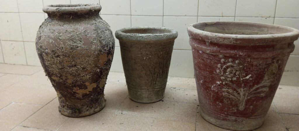 Garden Pots Set (4 Pieces) – Cement & Clay Planters for Sale - photo 3