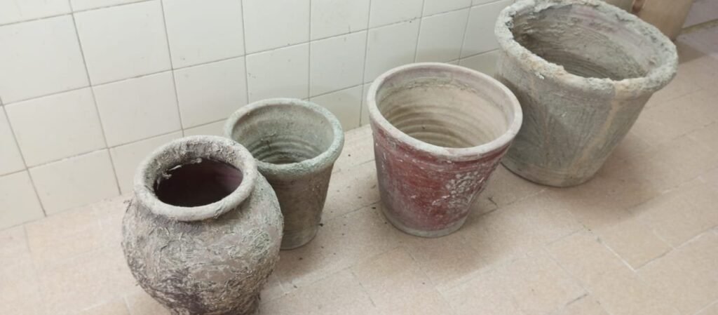 Garden Pots Set (4 Pieces) – Cement & Clay Planters for Sale - photo 2