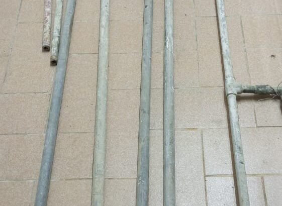 Clean & Rust-Free GI Pipes (1″ & 3/4″ Diameters)