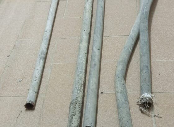 Clean & Rust-Free GI Pipes...