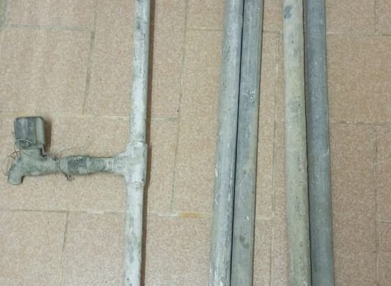 Clean & Rust-Free GI Pipes (1″ & 3/4″ Diameters)