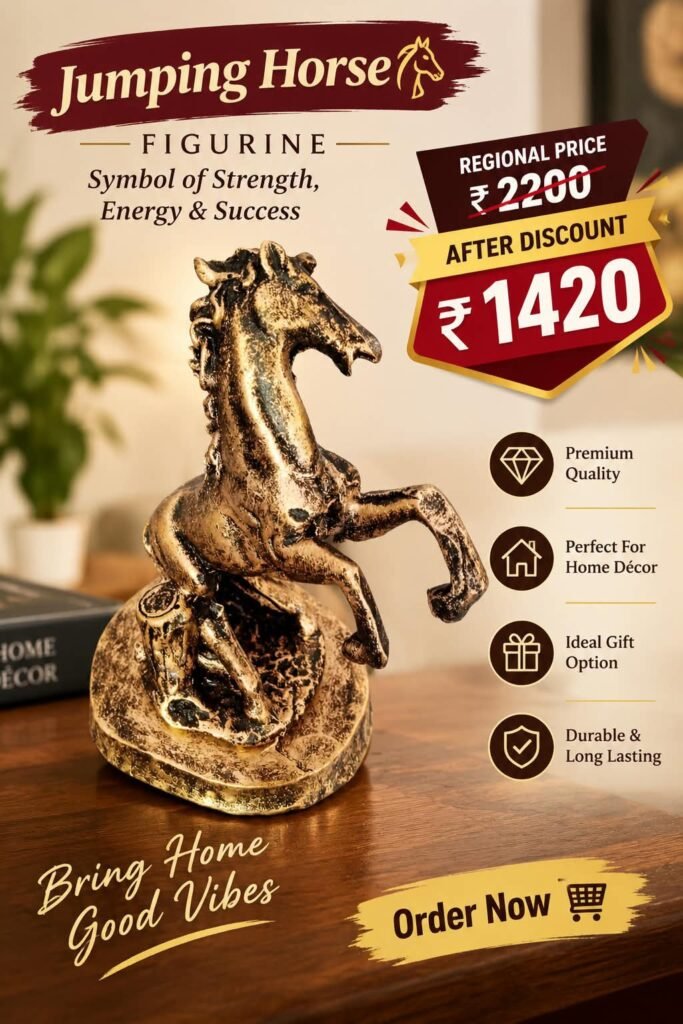 jumping horse fiber made . Location Saughat Shop Noor Mahal Bahawalpur