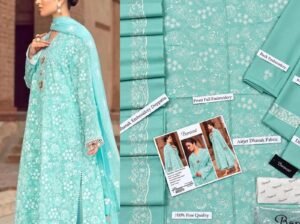 Premium Airjet Dhanak Embroidered 3PC With Shawl Winter 2026