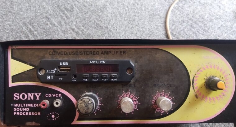 🔊 Amplifier + 2 Speakers | Urgent Sale