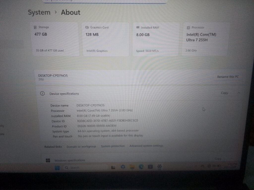 Lenovo thinkbook 14 g8 ultra 7 255 h.price can low for serious buyers, - photo 6