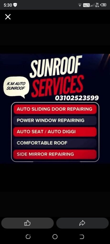sunroof repair service - photo 1