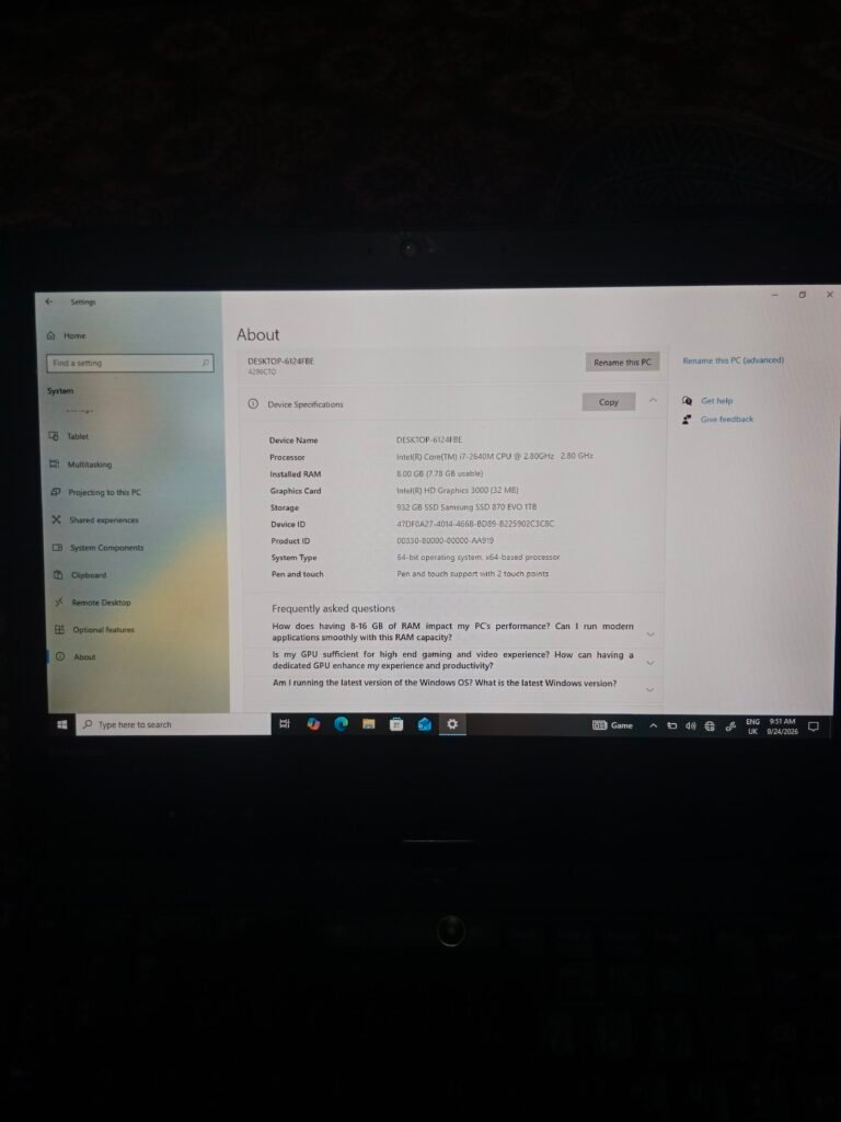 💻 Lenovo ThinkPad Touch Screen Laptop – Core i7 | 1TB Samsung SSDLap - photo 8