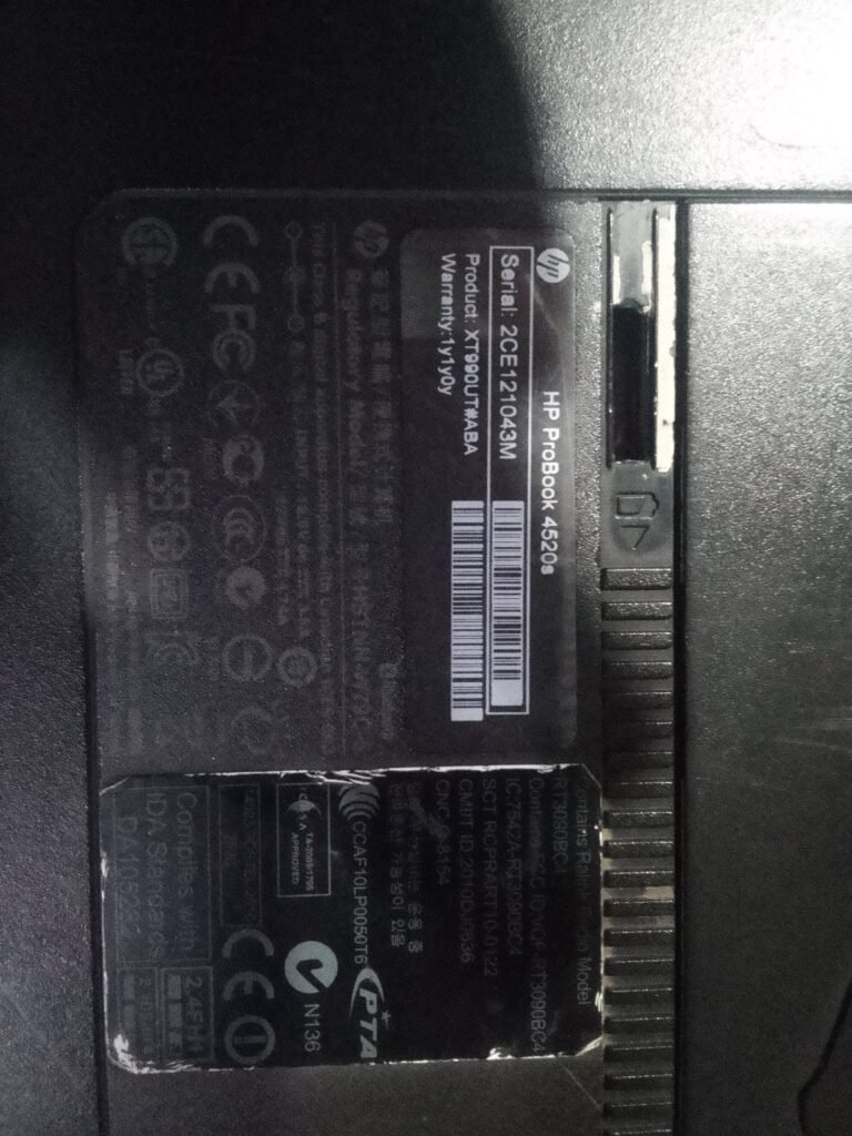 hp ProBook,memory(RAM): 4GB DDR3, storage: 320 GB , along with charger - photo 3
