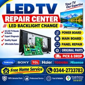 LED TV and LCD repairing Lahore. home service all Lahore
